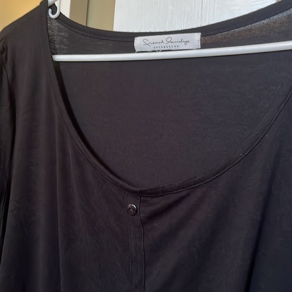 French Laundry Collection Black Top with Details - Picture 4 of 6